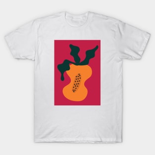 Tropical Retro Papaya T-Shirt